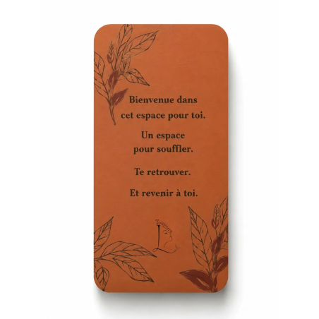 Carte Toujours L, message de réconfort et de pause pour femme aidante face au cancer d'un proche
