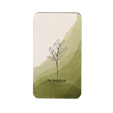 Carte de soutien Toujours L, illustration florale verte, cadeau pour femme en rémission de cancer